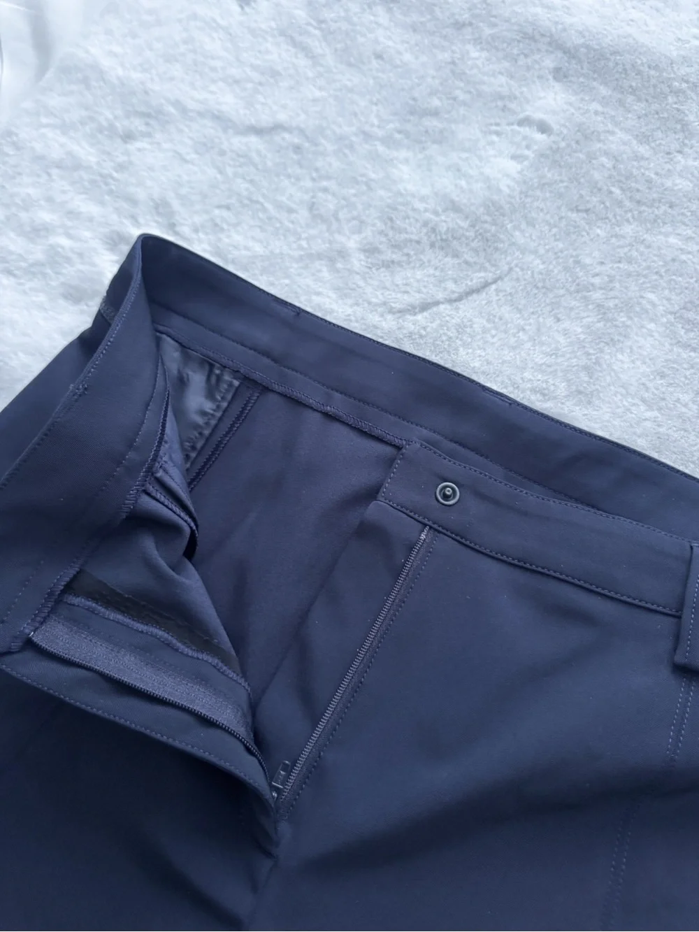 Fusalp Trousers Pants Navy Blue Zip Pocket